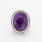 Bague 56 Bague en Or gris, améthyste 58 Facettes