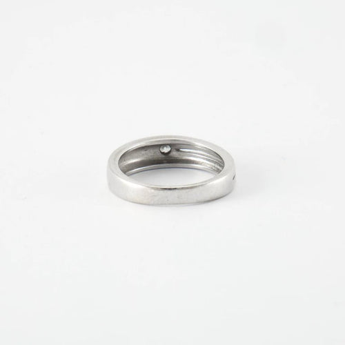 Bague 48 Bague en Or blanc & diamants 58 Facettes