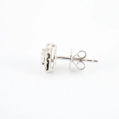 Boucles d'oreilles Boucles d'oreilles poires en Or blanc diamants 58 Facettes