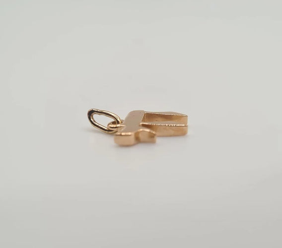 Pendentif Pendentif "HAI" ou rose 18 carats 58 Facettes