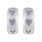 Boucles d'oreilles Boucles d'oreilles Coeurs Saphirs 58 Facettes
