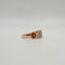 Bague 53 Bague or rose sertie de diamants naturels et saphirs multicolores 58 Facettes