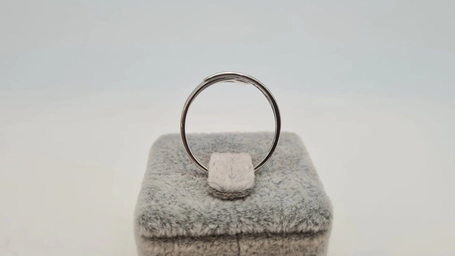 Bague 55 Bague en Or blanc 58 Facettes