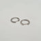 Boucles d'oreilles Créoles or blanc 18 carats serties de diamants 58 Facettes