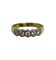 Bague Bague rivière en or jaune et or blanc 18K avec diamants 58 Facettes
