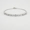 Bracelet Bracelet or blanc diamants 58 Facettes