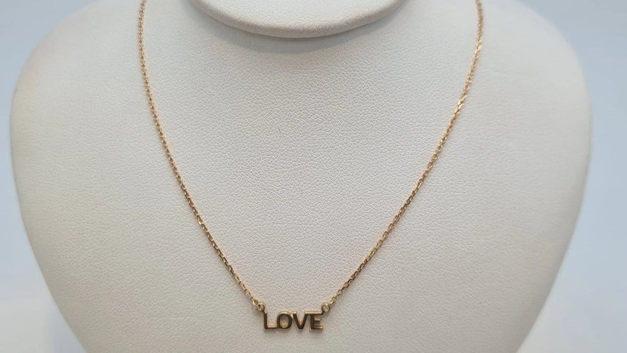Collier Collier Love en Or jaune 58 Facettes