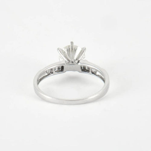 Bague 55 Bague en Or Blanc & diamants 58 Facettes