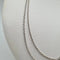 Collier Chaîne en or blanc 18 carats - 45 cm 58 Facettes