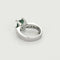 Bague 44 Bague moderniste en or gris 18k avec émeraude et diamants 58 Facettes DADB-19