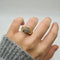 Bague 54 Bague or jaune 18 carats sertie de diamants 58 Facettes