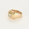 Bague 53 Bague chevalière en or jaune et diamant 58 Facettes VAN0695