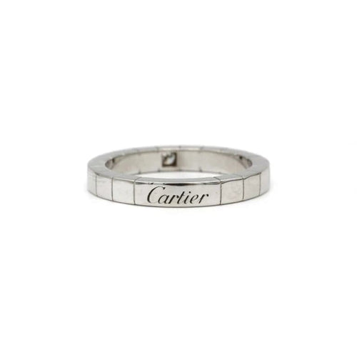 Bague 56 CARTIER - alliance lanière 58 Facettes 240228R