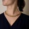 Collier Chaîne en or jaune à maille gourmette tressée 58 Facettes LOR4253