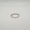 Bague 56 Demi-alliance or blanc diamants 58 Facettes