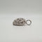 Pendentif Pendentif cœur or blanc 18 carats serti de diamants naturels 58 Facettes