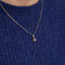 Collier Longueur : 46 cm / Blanc/Gris / Or 750 Collier Diamant de 0.42 carat 58 Facettes 210165R