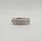 Bague 53.5 Bague or blanc sertie de diamants 58 Facettes