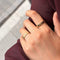 Bague 60 Alliance La Carrée Or jaune - DINH VAN 58 Facettes 250045SP