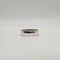 Bague 56.5 Bague or blanc diamants baguettes et ronds 58 Facettes