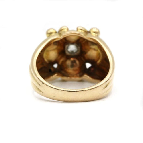 Bague 57 Bague - Or, Diamant & Perles 58 Facettes 250052R