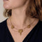 Collier Charmant Collier de passementerie en or jaune et perles blanche de semence 58 Facettes MONTG0131X2