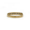 Bague 60 Demi-Alliance - Or jaune & Saphirs 58 Facettes 250065SP