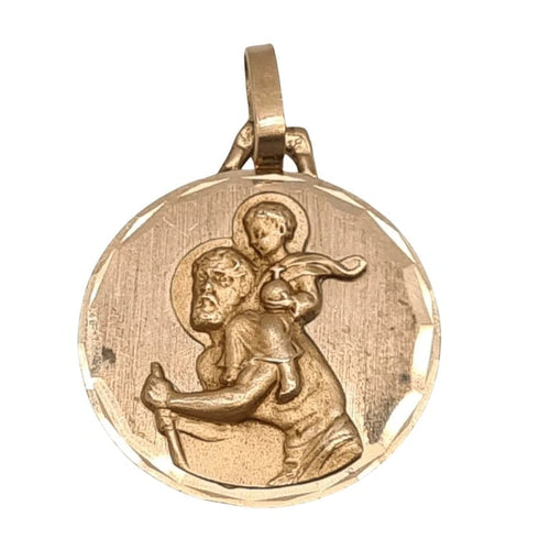 Pendentif Pendentif religieux en Or jaune 58 Facettes