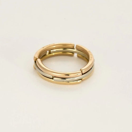 Bague 62 BULGARI - Bague trois ors articulées 58 Facettes VILLEF0057