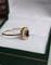 Bague 52 Bague marguerite vintage en or jaune 18 carats, saphir et diamants 58 Facettes 704
