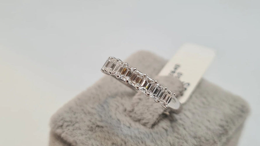 Bague 51 Bague en Or blanc & diamants 58 Facettes
