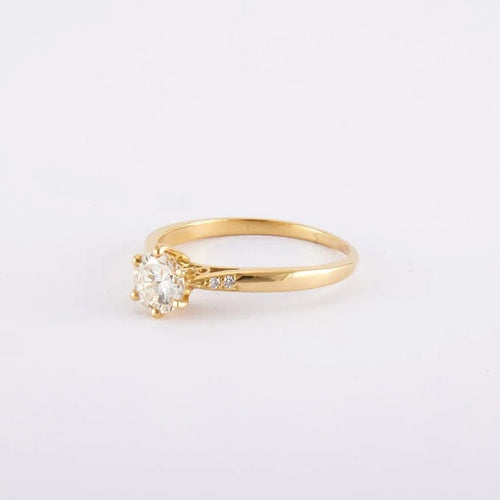 Bague 64.5 Bague Solitaire Diamant 1.00 carat 58 Facettes 220534R