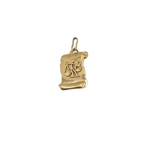 Pendentif Pendentif balance or jaune 58 Facettes
