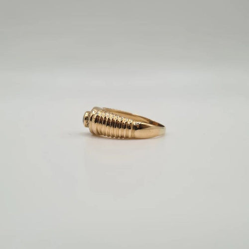 Bague 56 Bague or rose saphir et diamants 58 Facettes