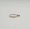 Bague 50 Solitaire or blanc serti d'un diamant 58 Facettes