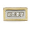 Bague 53 Bague Tank - Or, Platine & Diamants 58 Facettes 230028SP