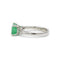 Bague 53 Bague - Or blanc émeraude & diamants 58 Facettes 240086R-130109R