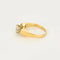Bague 58 Solitaire or jaune et gris, diamants 58 Facettes BEA3349
