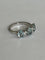 Bague 52 Bague or gris aigues-marines diamants 58 Facettes 4627