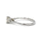 Bague 49 Solitaire or blanc diamant 58 Facettes 220531R