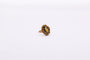 Bague 57 Bague vintage dentelle or jaune, Quartz fumé 58 Facettes 4651