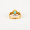 Bague 55 Bague en Or jaune, diamants & émeraude 58 Facettes