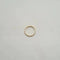 Bague 52.5 Alliance or jaune 18 carats avec des motifs 58 Facettes