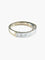 Bague 56 Alliance - Bague demi-tour en or blanc et diamants 58 Facettes 404 50039