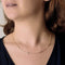 Collier Collier à maille jaseron en or jaune 18k et diamants 58 Facettes LJBAV6