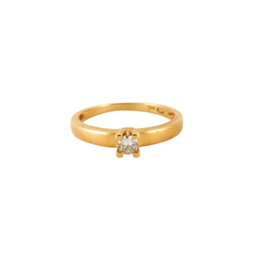 Bague 52 Bague en Or jaune & diamants 58 Facettes