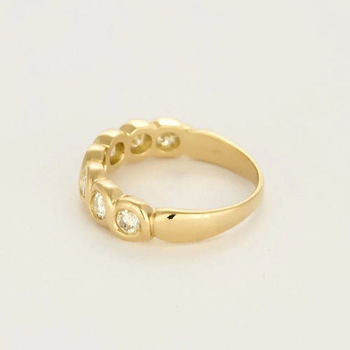 Bague 62 Bague motif tressé en or jaune 18k et diamants 58 Facettes DADB-07