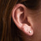Boucles d'oreilles Boucles d'oreilles or jaune diamant 58 Facettes
