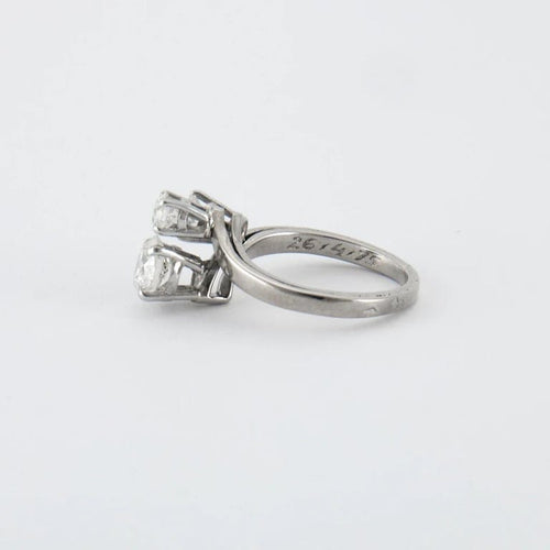 Bague 50 Bague en or blanc & diamants 58 Facettes