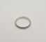 Bague 52 Alliance or blanc 18 carats 58 Facettes